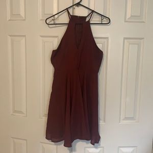 Maroon dress